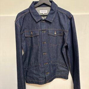 Maison Labiche Dark Denim Rock N Roll Jean Jacket - Size Mo